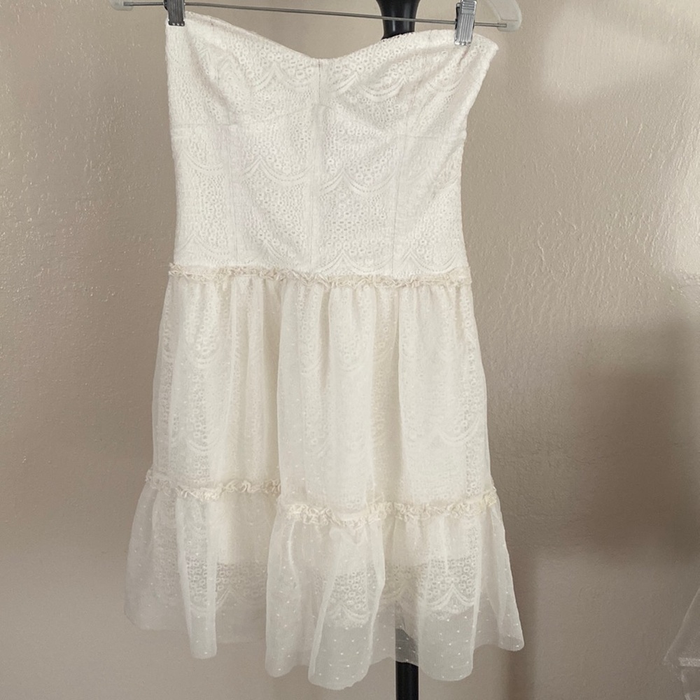 Zara Night Collection strapless dress